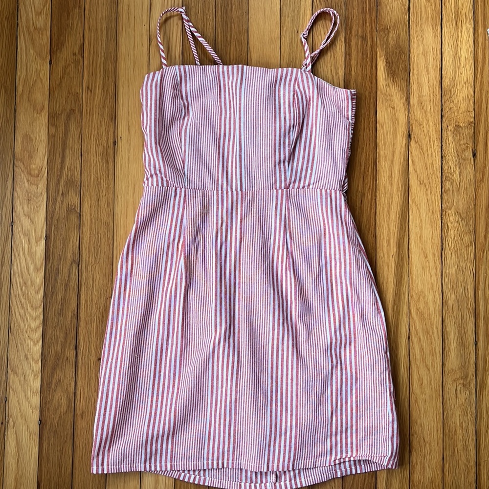 Red-white mini dress!